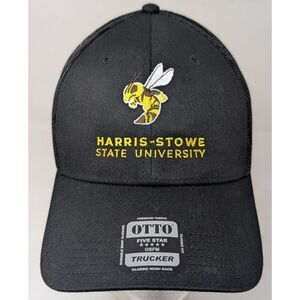 Harris Stowe‎ University HBCU St Louis Black Snapback Trucker Hat Baseball Cap